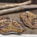 Komplet ceramicznych listków ( c905)