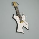 Gitara rokowa II - ręcznie wykonana dekoracja ceramiczna z metalowymi detalami