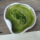 Ceramiczna podstawka - konik morski ( c855)