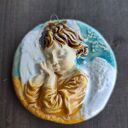 Anioł ceramiczny na komunię i chrzest