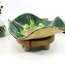 Ceramiczna misa dekoracyjna kwiat - na owoce i biżuterię
