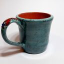 Kubek świąteczny turkusowy