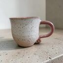 Romantyczny kubek ceramiczny 250 ml dla niej - ręcznie zdobiony