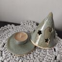 Choinka ceramiczna lampion