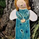 anioł ceramiczny Pyza