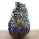 Ceramiczny wazon - Koronkowy bufon