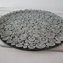 patera ceramiczna w ślimaczki