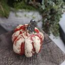 Ceramiczna dynia - ręcznie robiona dekoracja jesienna