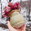 Ceramiczny wazon na kwiaty (c752)