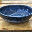 Owalna umywalka ceramiczna Głębia Oceanu