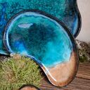 Ręcznie robiony ceramiczny zestaw do sushi Laguna