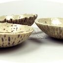 Komplet 3 misek „Jeżowce” - ceramika artystyczna handmade