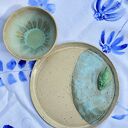 Ceramiczny zestaw do matchy i kawy - czarka z krokodylem