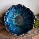 Misa ceramiczna - Ciemna muszla, ręcznie lepiona (19 cm) - pomysł na prezent