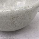 Umywalka ceramiczna beżowa elegancja - nablatowa 27 cm