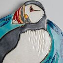 Jagodowy Kruk - maskonur ceramiczna dekoracja wisząca