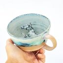 Filiżanka z figurką konia Sen Pustyni - rękodzieło ceramiczne 400 ml