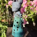 Ceramiczna myszka - lampion handmade