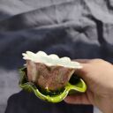 Ręcznie robiony pojemniczek ceramiczny na świecę lub biżuterię