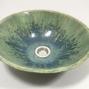 Ceramiczna umywalka „Zieleń” - ręcznie formowana glina szamotowa