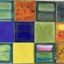 Ręcznie robione kafelki "Rozmyślając o Marku Rothko"