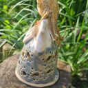 Anioł ceramiczny - ręcznie robiony lampion 15 cm