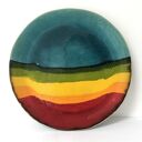 tęczowa patera ceramiczna