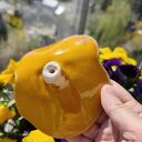 Kwiat ceramiczny dla mamy - słoneczny prezent handmade