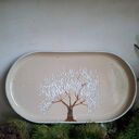 Zestaw talerzy ceramicznych - Drzewa