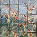Panel ozdobny "Goździki"