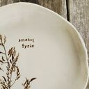 Talerzyk ceramiczny 23 cm smakuj życie