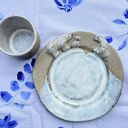 Zestaw ceramiczny Przyjaciele - kubek z liskiem i talerz z misiami