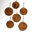 6 ceramicznych zawieszek