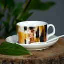Filiżanka „Kolor Kobiety - Żółty” - ręcznie malowany komplet z porcelany