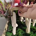 Ceramiczny grzybek do doniczki 20 cm