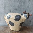 Krowa ceramiczna do kuchni - siedlisko i zagroda handmade
