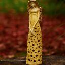 Anioł lampion ceramiczny