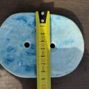 Mydelniczka ceramiczna turkusowa z motywem żabki