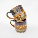 Duży kubek ceramiczny Kora - ręcznie robiony, 500 ml