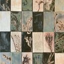 Zestaw płytek Secret Garden 25 - ceramiczny dekor ścienny z roślinami