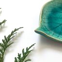 Ceramiczny listek na biżuterię - dekoracyjna podstawka na drobiazgi