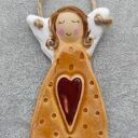 anioł ceramiczny