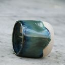Czarka ceramiczna Krzywa 200 ml - unikatowa ceramika handmade