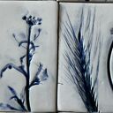 Zestaw kafli ceramicznych „z Delft” (16 płytek)