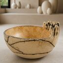 Misa ceramiczna Abyss Bloom - ręcznie lepiona dekoracja i naczynie
