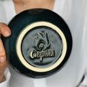 Miska ceramiczna 500 ml na zupę i owsiankę w ciemnej zieleni morskiej