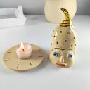 Lampion ceramiczny na tealight - ręcznie lepiona dekoracja na wyjątkowe wieczory