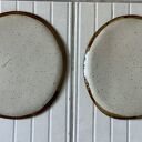 Duże talerze ceramiczne ręcznie robione - na obiad i wyraziste śniadanie