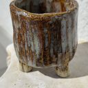 Doniczka - osłonka ceramiczna dla niej - rękodzieło Wolna Chwila