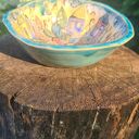 Miseczka ceramiczna ręcznie malowana - handmade do jedzenia